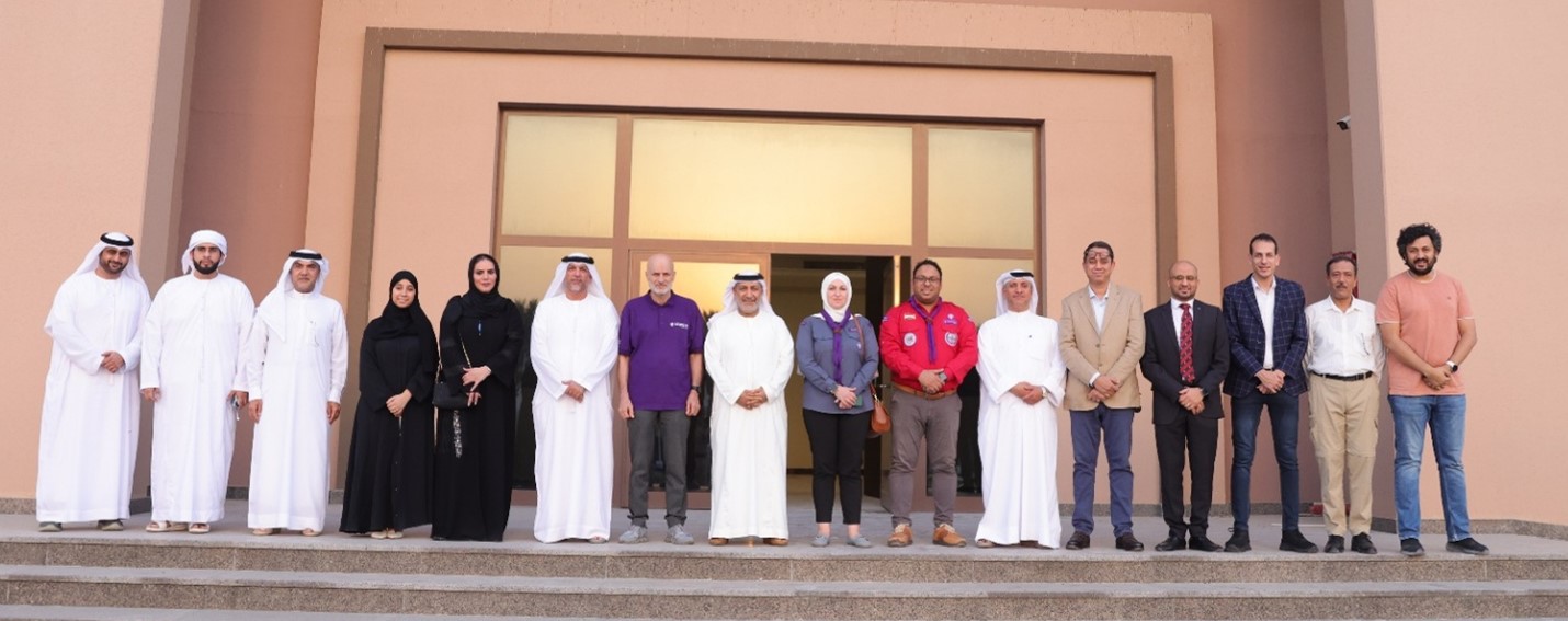 2023 – UAE Scouts receiving the Quality Certificate in Scouting (GSAT)