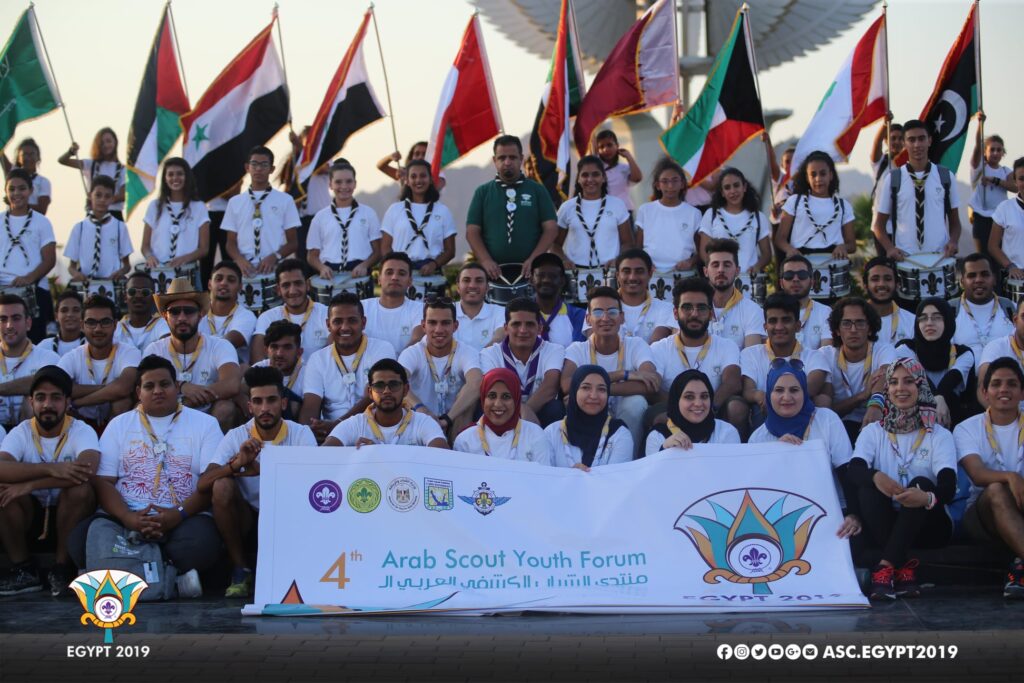 نموذج المحاكاة الوطني لمشاركة كشافة الإمارات في المنتدى الكشفي العربي السادس