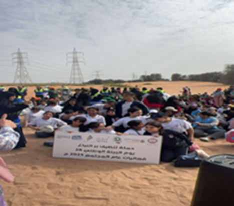 Al Ain Scouts participate in an environmental conservation campaign in Al Nabagh (1)