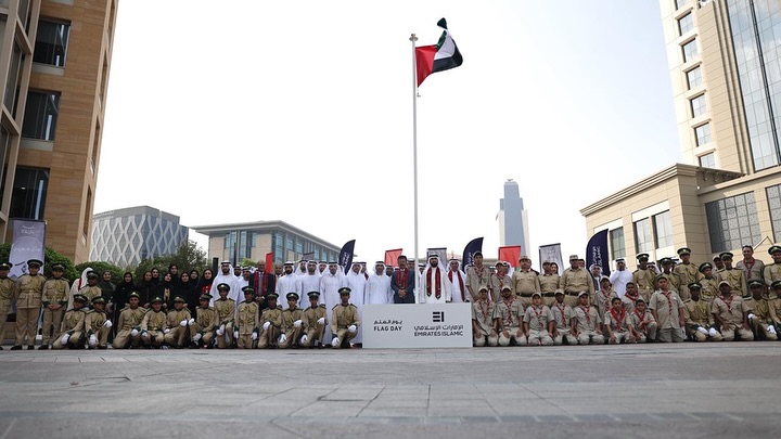Dubai Scout Commission and Emirates Islamic Bank Celebrate UAE Flag Day with Great National Spirit (1)