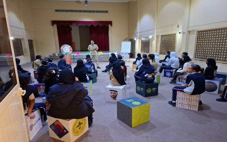 Dubai Scouts conduct training for the Brownies and Guides of Umm Suqeim School (3)
