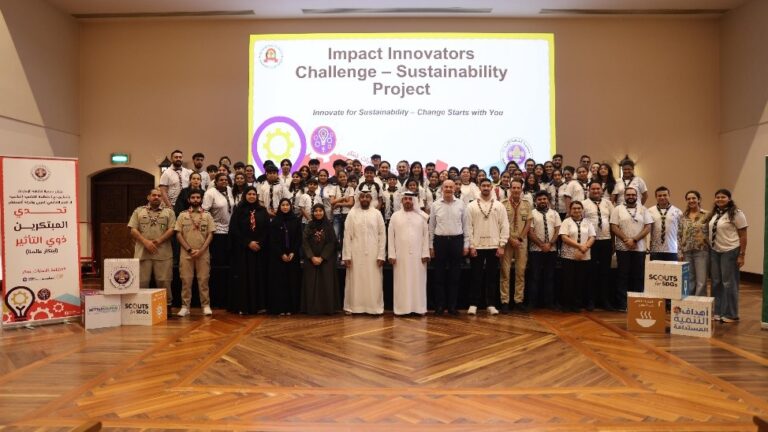 Dubai Scouts implement the second phase of the “Impactful Innovators Challenge” in cooperation with Aga Khan Scout and Guide Groups (1)