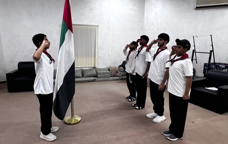 Fujairah Scouts conduct a training program for Mohammed bin Hamad Al Sharqi School H3 teachers at the Commission headquarters (1)