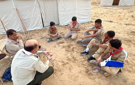 Fujairah Scouts participate in the JOTA-JOTI 2025 Camp at the Sharjah Scout Commission and University of Sharjah (1)