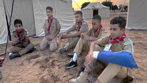 Fujairah Scouts participate in the JOTA-JOTI 2025 Camp at the Sharjah Scout Commission and University of Sharjah (2)