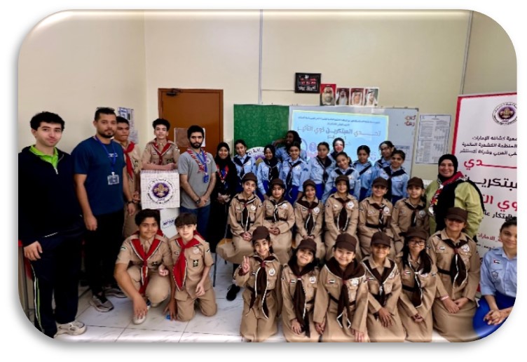 Ras Al Khaimah Scouts implement the second phase of the “Innovators Challenge” at Harvest School (3)