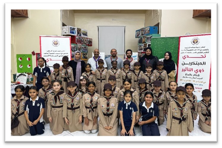 Ras Al Khaimah Scouts launch the second phase of the “Innovators Challenge” at Sheikh Saud School Branch 3 (2)