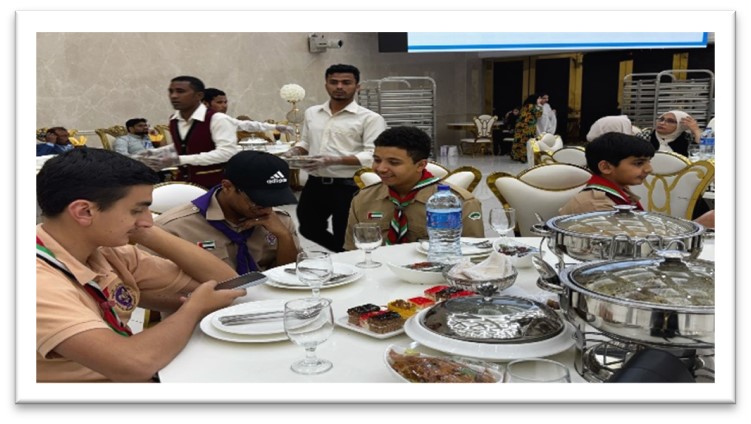 Ras Al Khaimah Scouts participate in the “Zayed Al Khair – Giving Unites Us” event in the presence of Sheikh Salem bin Sultan Al Qasimi (3)