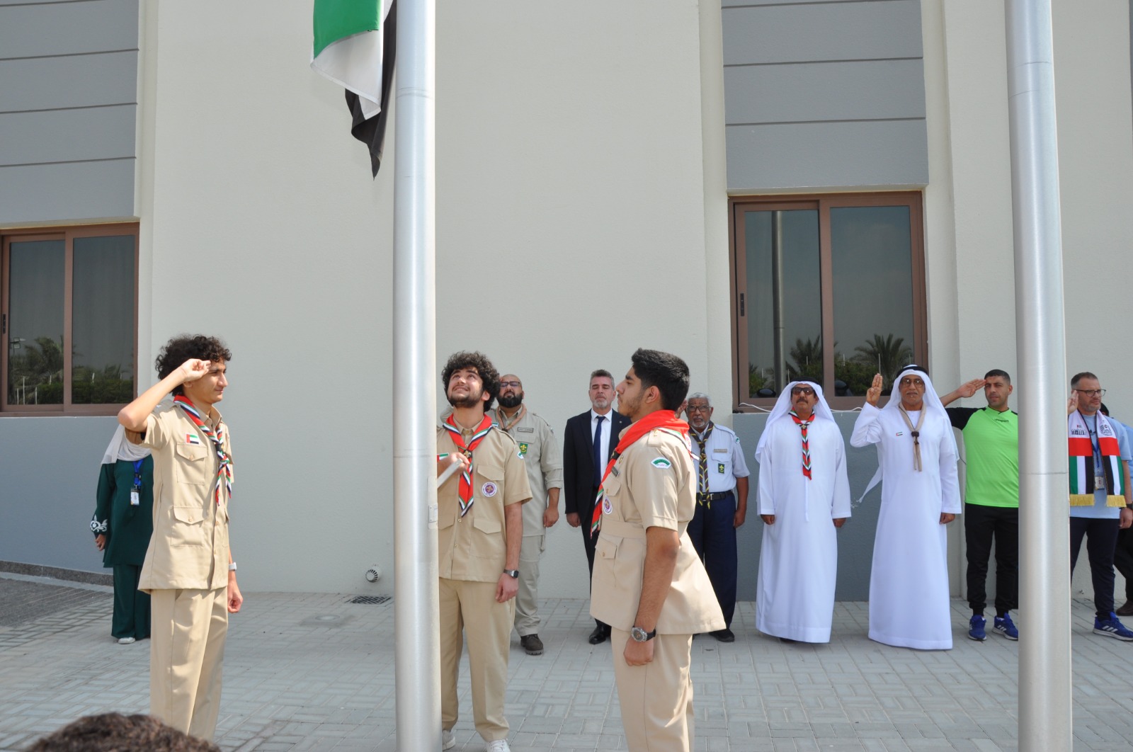 Sharjah Scout Commission Celebrates UAE Flag Day, Emphasizing (2)